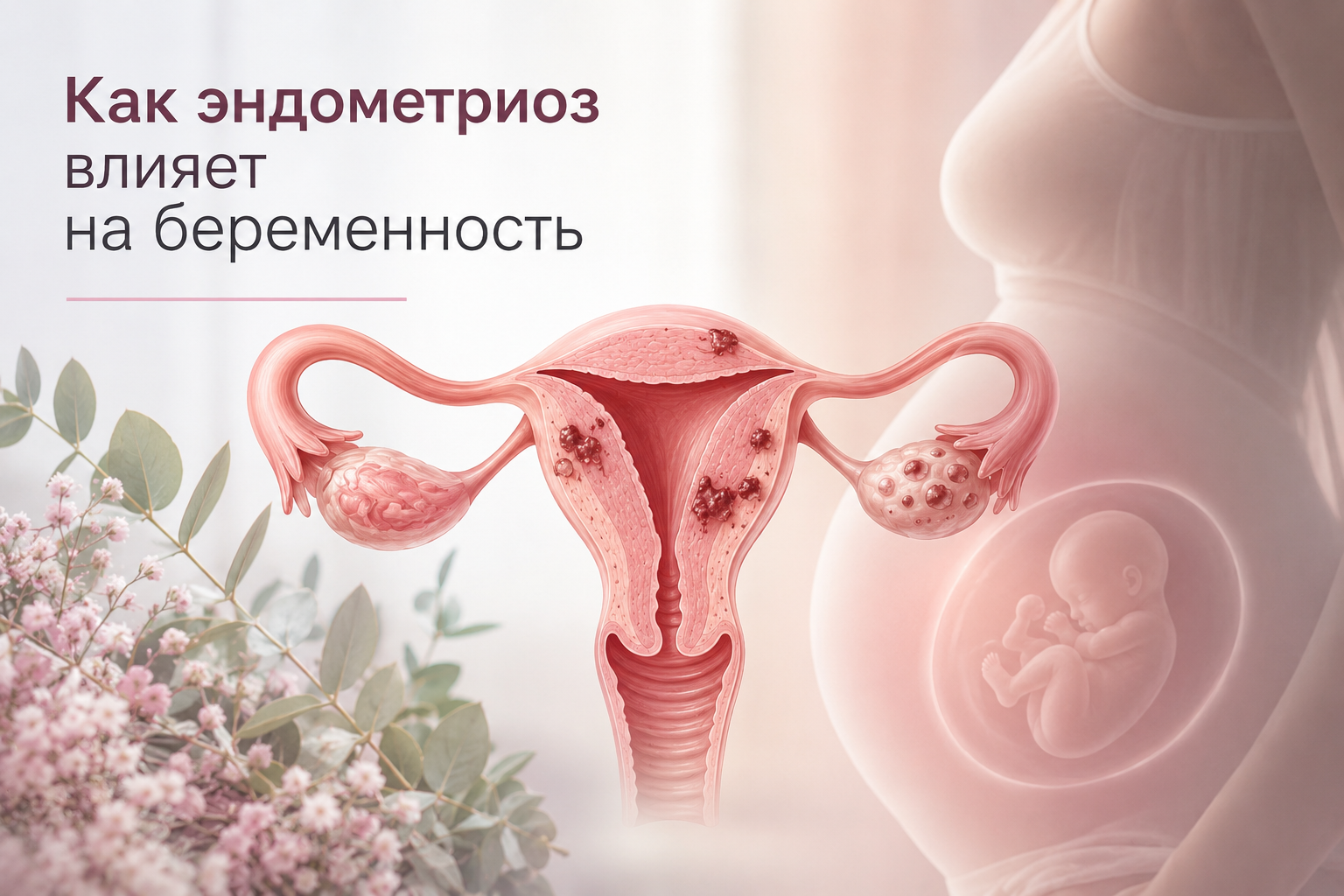Как эндометриоз влияет на возможность забеременеть?